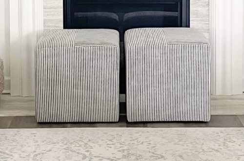 studio mcgee ottomans from target salvage
